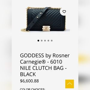 Goddes clutch by Rosner Carnegie